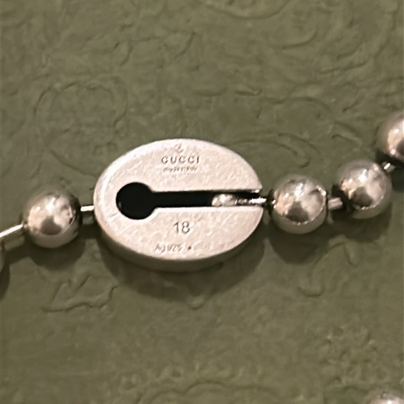 Gucci Interlocking G Boule Chain Bracelet size 18 - Picture 3 of 6